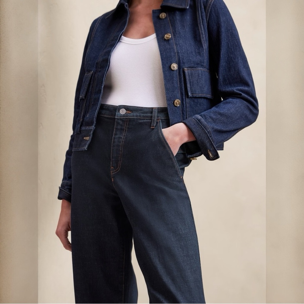 NWT Banana Republic Barrel Trouser Jean
